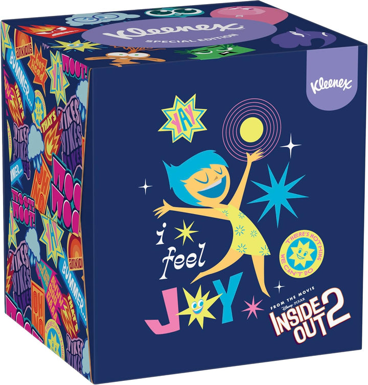 Kleenex Disney Taschentücher-Boxen, verschiedene Designs, 3-lagig, 12 Würfel-Boxen à 48 Tücher