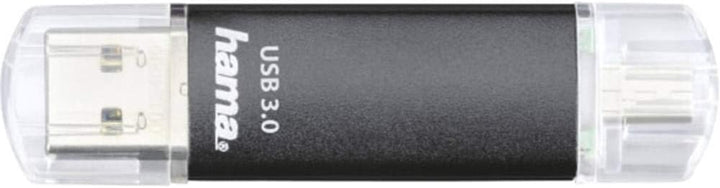 Hama 128GB USB-Speicherstick mit USB 3.2 &amp; microUSB (2-in-1 USB-Stick, z.B. für Android Handy, Table