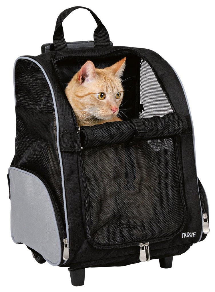 Trixie 2880 Trolley, 32 × 45 × 25 cm, schwarz/grau L 32 x B 25 x H 45 cm, L 32 x B 25 x H 45 cm