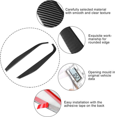 Stuks Automotive ABS Center Console Beide Side Strips Decrotive Trim Paste Installatie Vervanging Vo