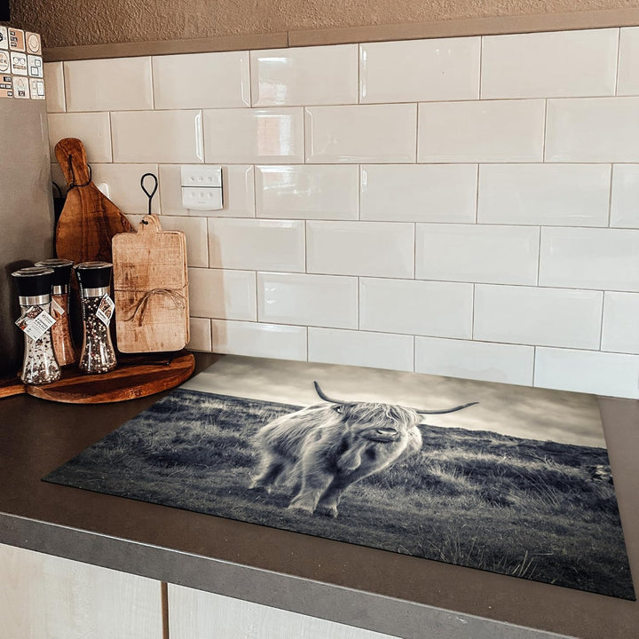 KitchenYeah© Herdabdeckplatte Einteilig Ceranfeld Abdeckplatte für Induktionsschutz Ceranfeldabdecku