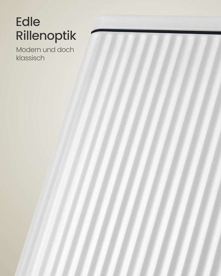SONGMICS Mülleimer Küche, 50 Liter, Abfalleimer mit Pedal, Tretmülleimer mit Deckel, Softclose, Inne