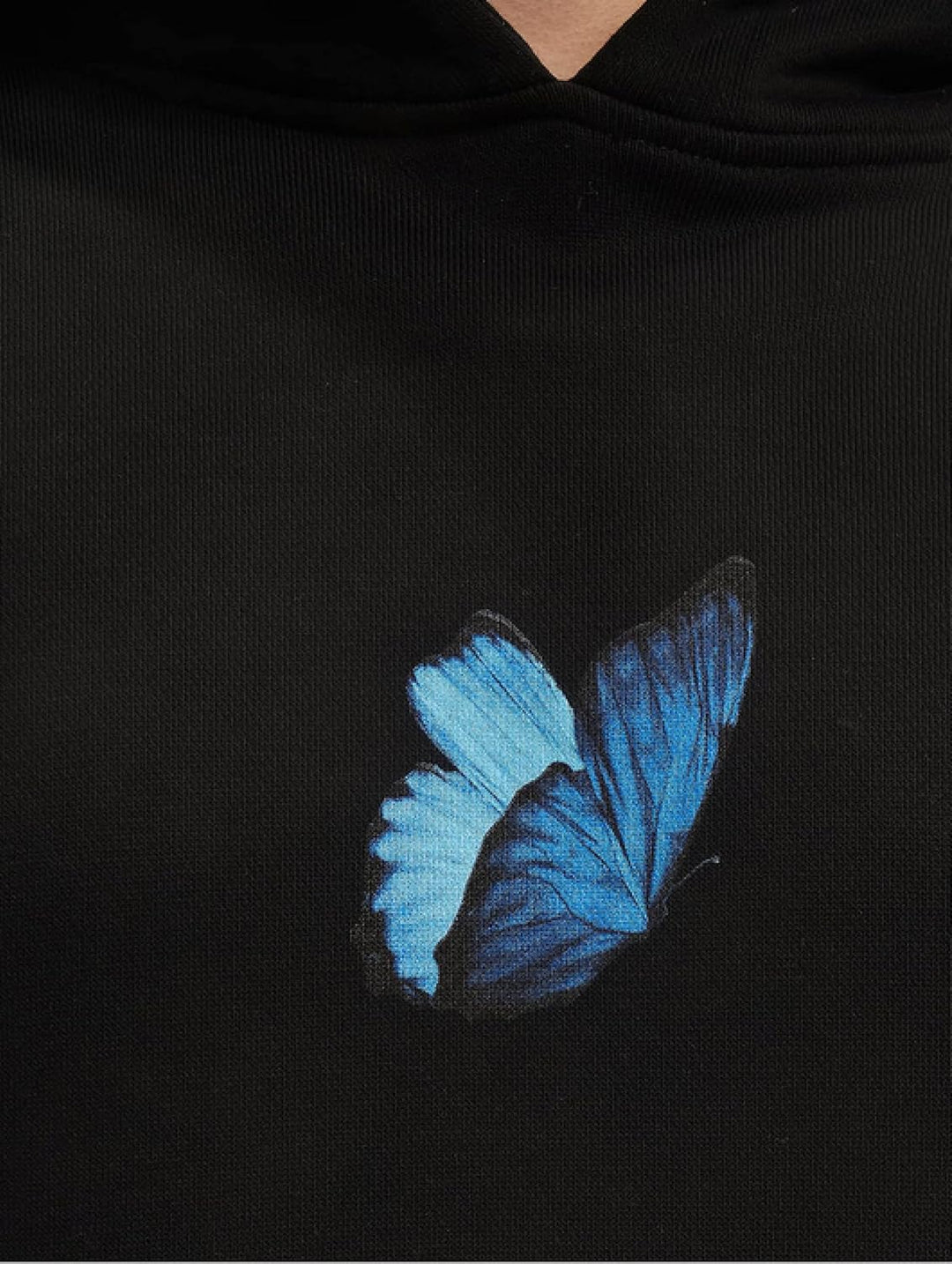 Mister Tee Herren Le Papillon Heavy Oversize Hoody XS Schwarz, XS Schwarz