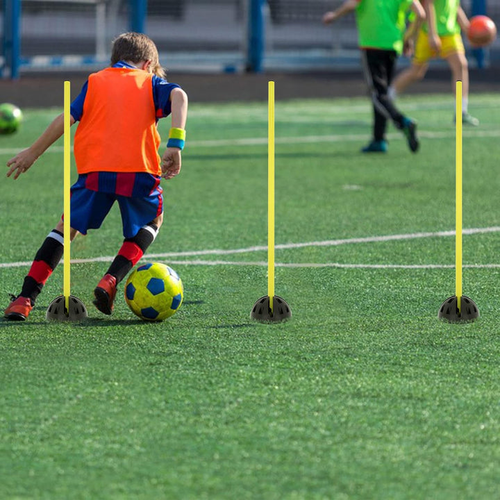 XMTECH Sprungstangen-Set Hürdenset, Trainingsstangen für konditionelles,Hindernisse Koordinationshür