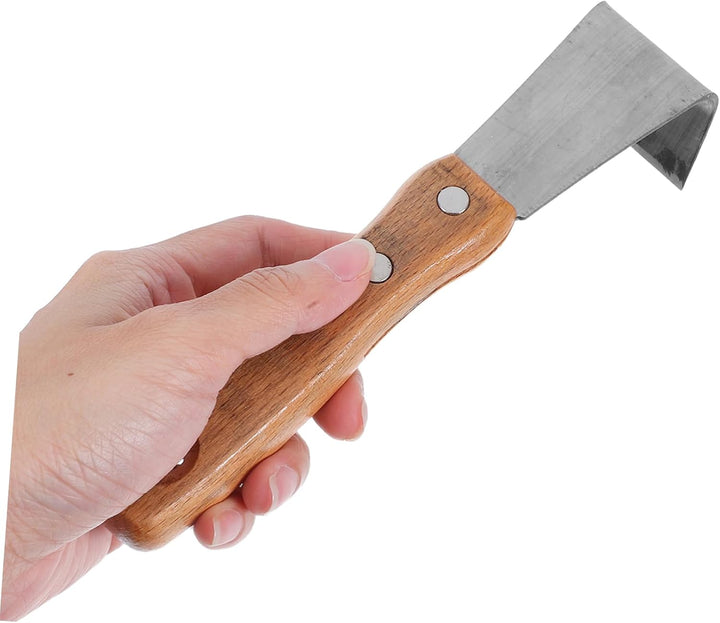 Yardwe Entrindungswerkzeug mit Holzgriff Robustes Schäleisen für Garten und Vielseitiges Handwerkzeu