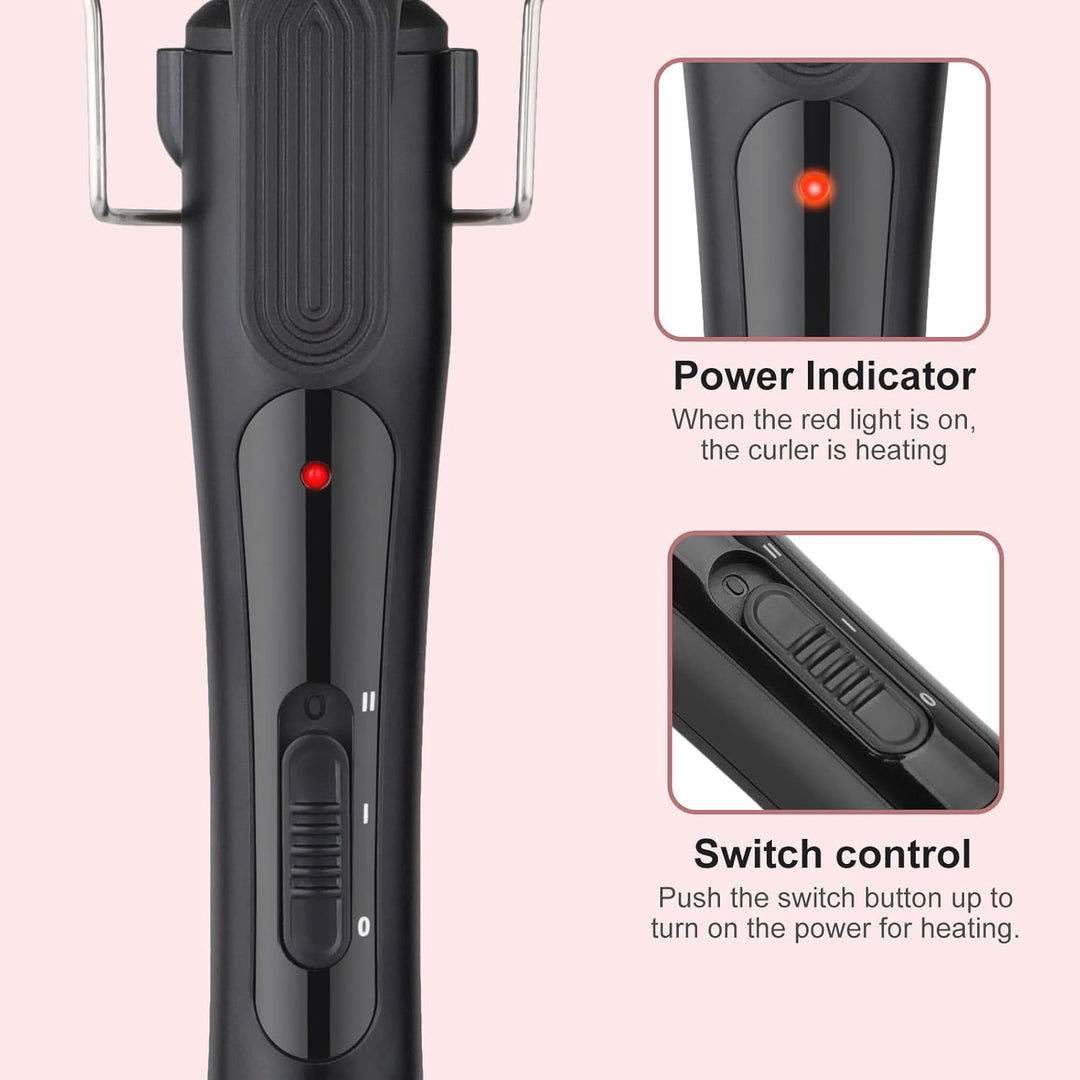 Lockenstab 3 fässer Beach Waves Welleneisen Grosse Locken Mermaid Wellenstab Welleisen mit Klemme Ha