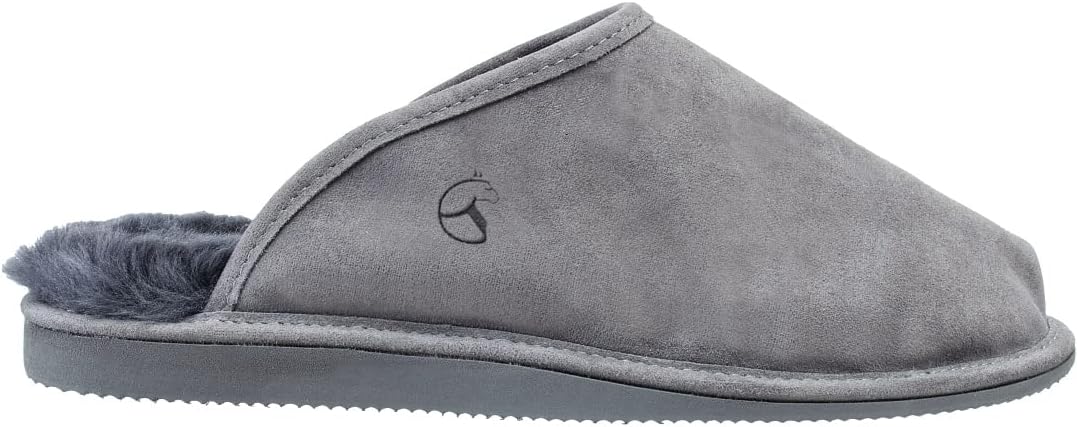 ESTRO Lammfell Hausschuhe Herren Pantoffeln Leder - Warm Lammfellhausschuhe Sheepskin Slippers Warme