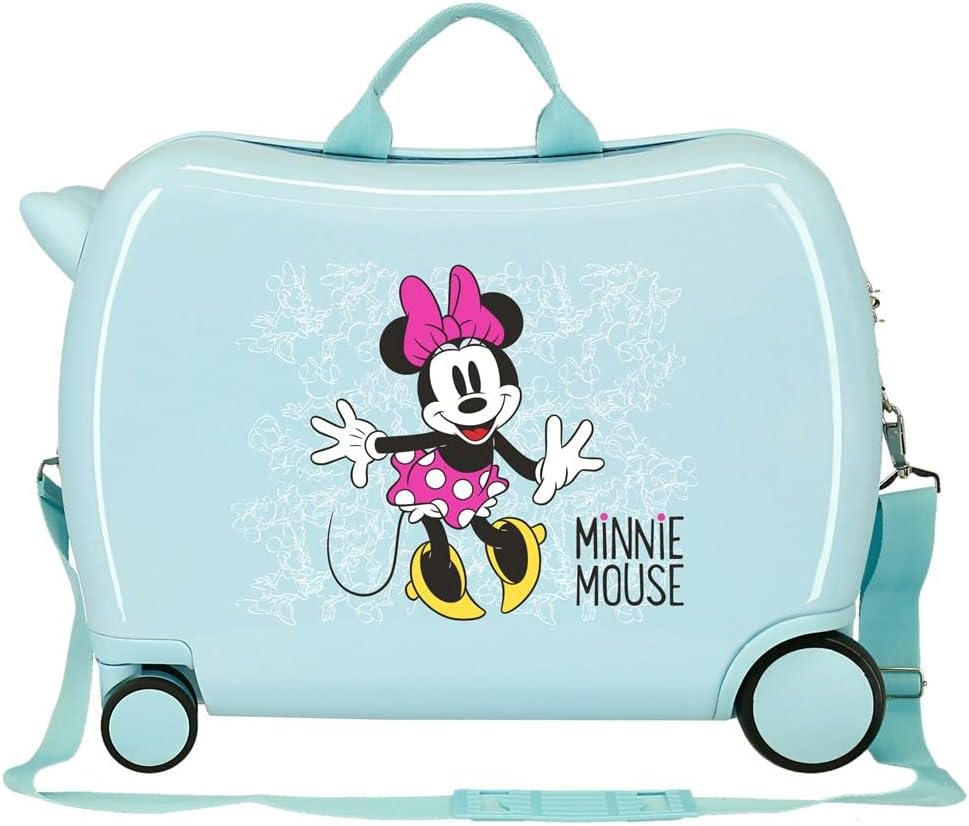 Disney Minnie Enjoy the Day Kinder-Koffer Grün 50x38x20 cms Hartschalen ABS Kombinationsschloss 34L