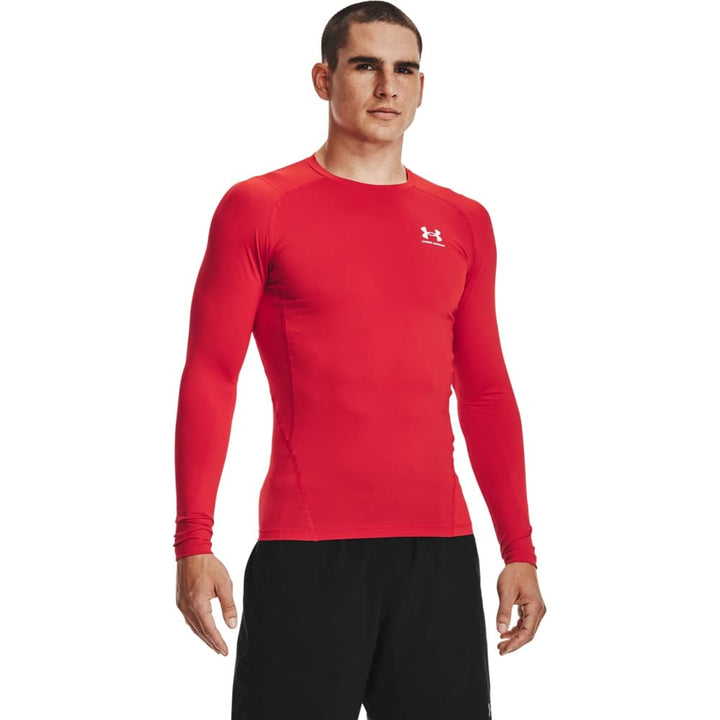 Under Armour Men's Ua Hg Armour Comp Ls Long-Sleeve Sports Top, Breathable Long-Sleeved Top for Men