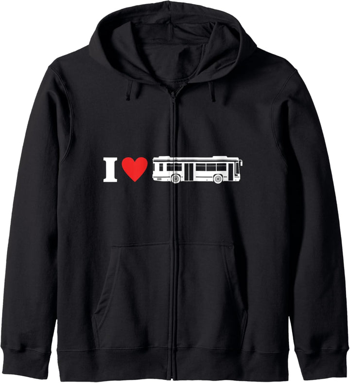 Busfahrer Geschenk Männer Ich Liebe Bus Fahren Spruch Lustig Kapuzenjacke