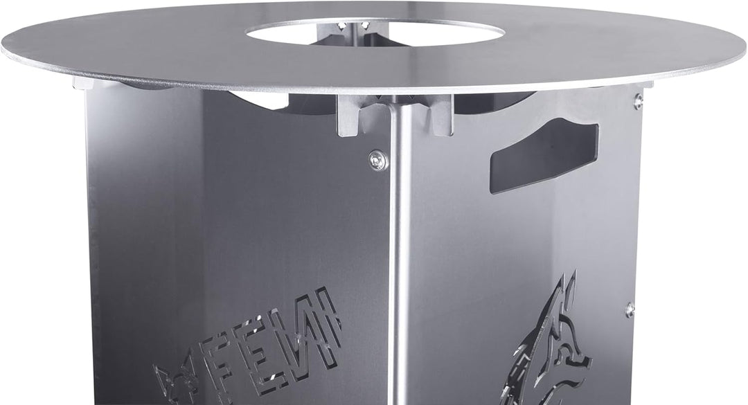 FENNEK Feuerplatte Ø 55 cm für alle 57 cm Kugelgrills wie Weber und co. | Grillring aus 4,0 mm Feink