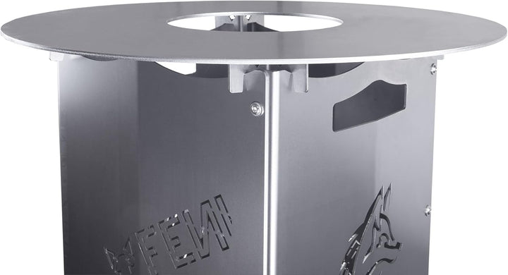 FENNEK Feuerplatte Ø 55 cm für alle 57 cm Kugelgrills wie Weber und co. | Grillring aus 4,0 mm Feink