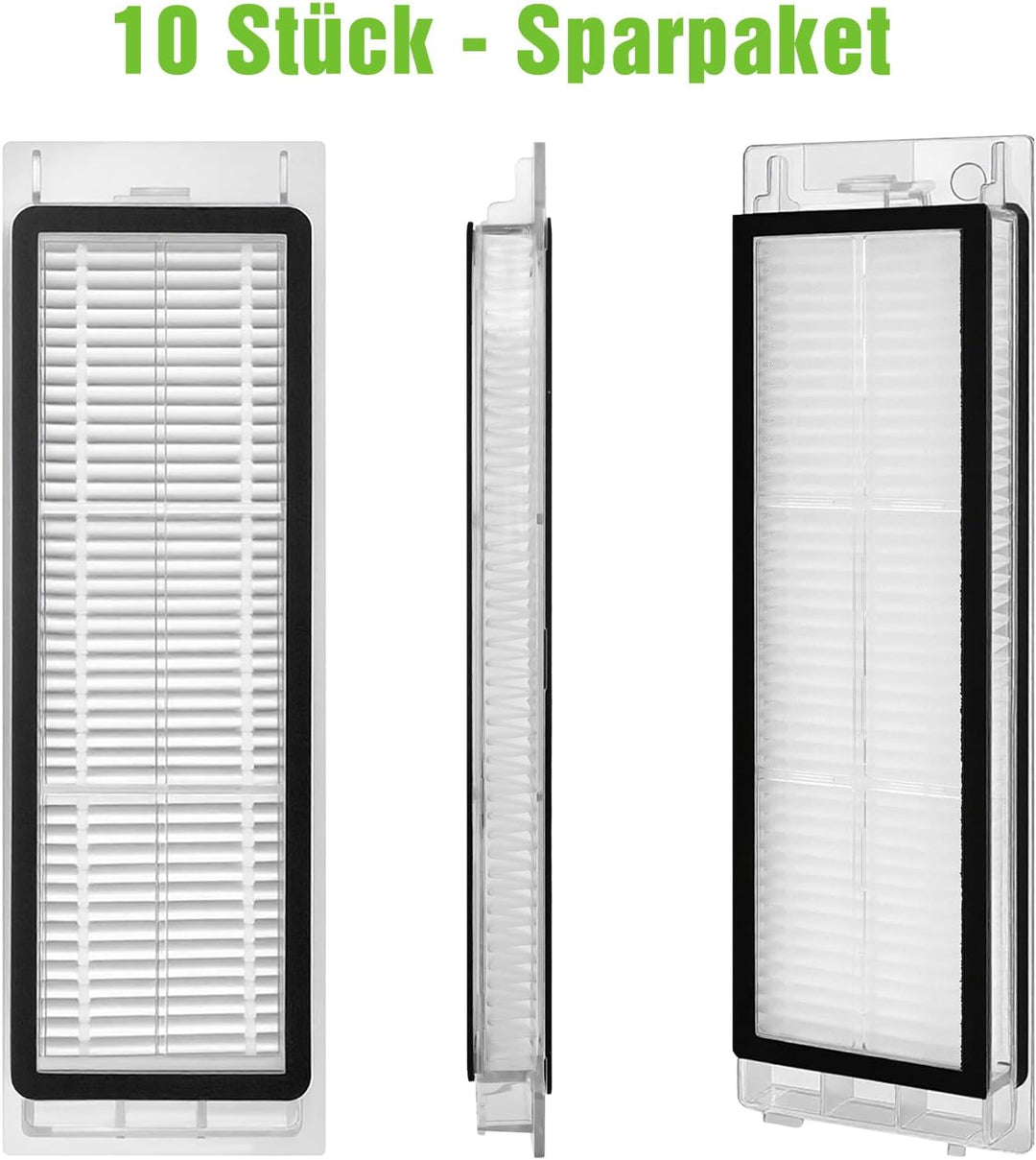 10 Stück Hepa-Filter für Xiaomi Roborock S5 Max S6 S6 Pure S6 MaxV S60 S65 S5 S50 S55 E25 E35 Staubs