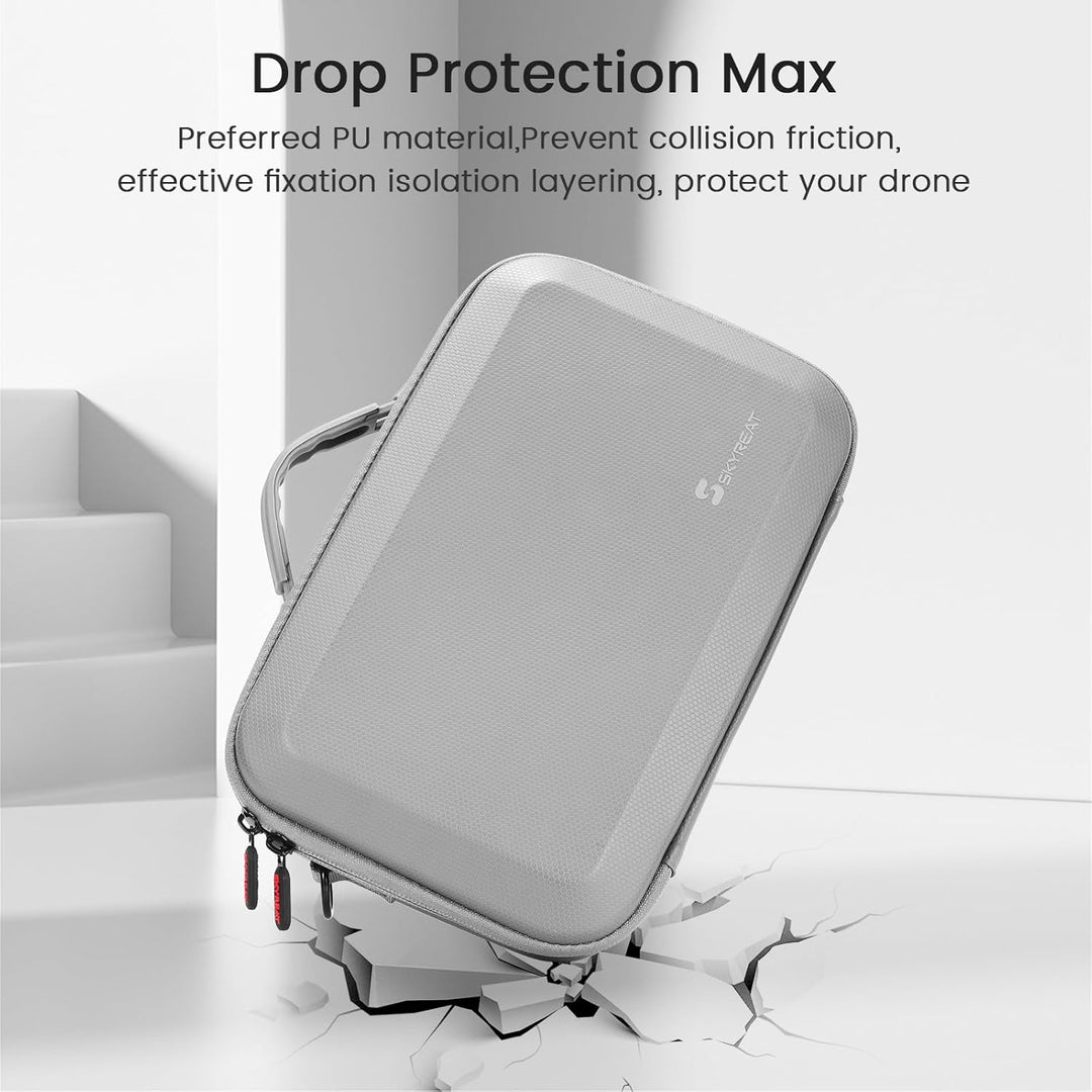 SKYREAT Neo Tasche, Tragbare Aufbewahrungs Tasche, Tragbare PU-Reisetasche für DJI Neo Fly More Comb
