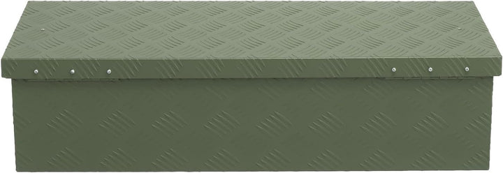 alubox Werkzeugkiste Riffelblech olive ABX-RL48G Aluminium 1,5mm Werkzeugkiste leicht und robust 48