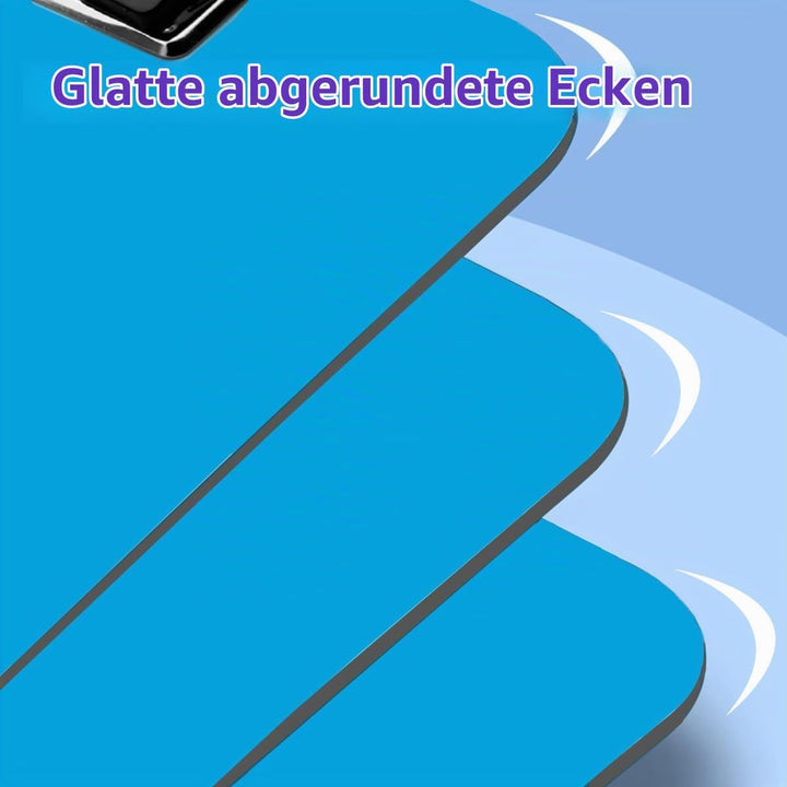 Klemmbrett A4, 6er Klemmbretter mit Gummierter Metalklemme, Zwischenablage Schreibblock für Büro, St
