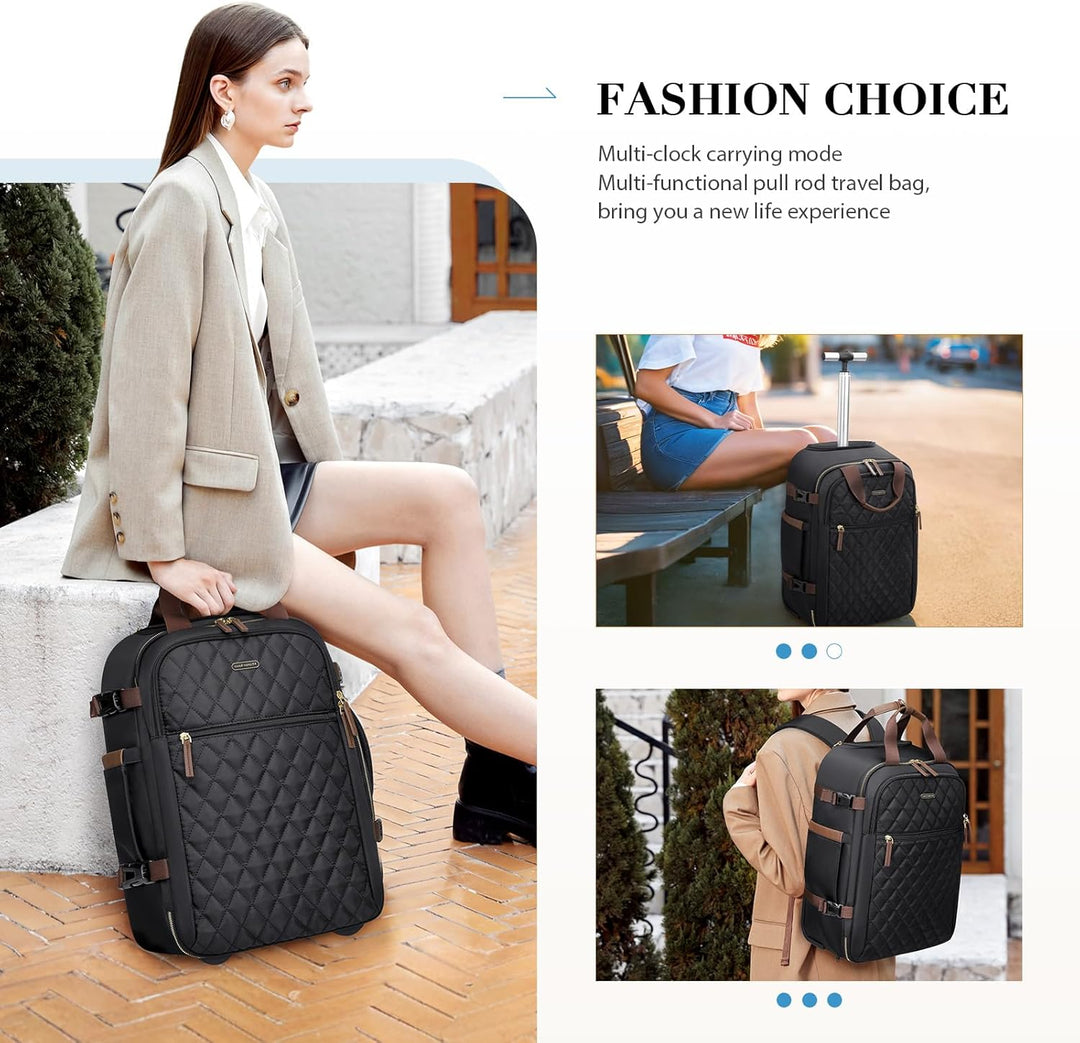 Extra Grosser Rucksack Damen 33L Wasserdicht 17 Zoll Laptoptasche Arbeit Laptop Anti Diebstahl Busin