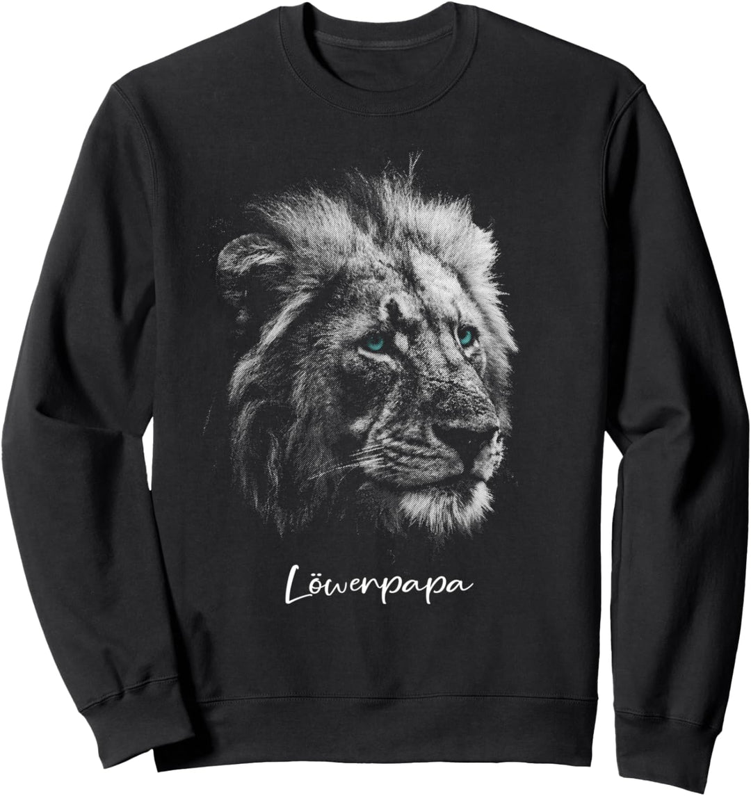 Löwenpapa I Daddy Retro und Stolz I Papa Löwe Sweatshirt