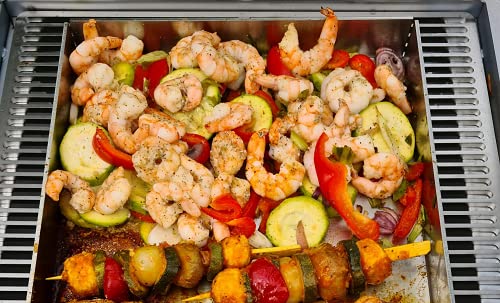 SMOKI Plancha Grillplatte Aus Edelstahl V2A 1.4301, 4 mm Stark (34x45 cm), 34x45 cm