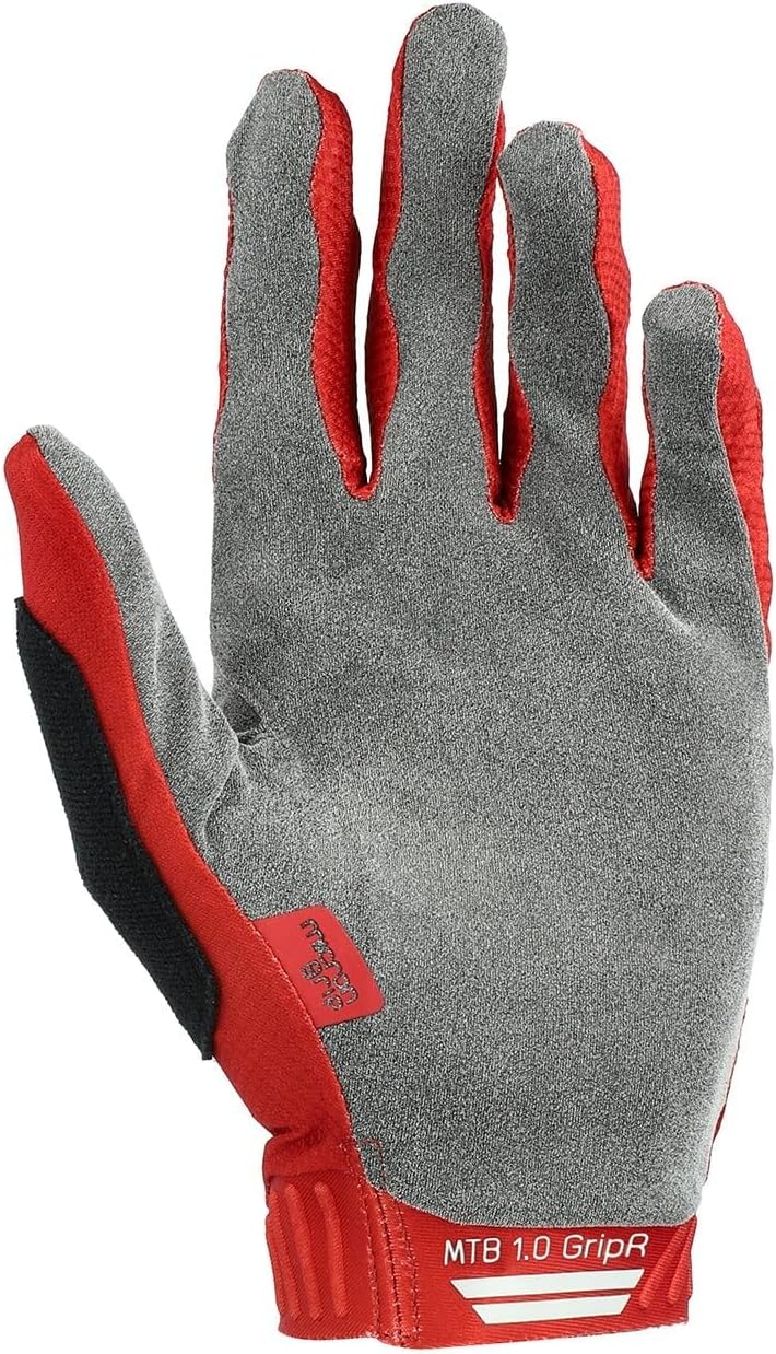 Leatt Men's MTB 1.0 Gloves Gripr M Flame, M Flame