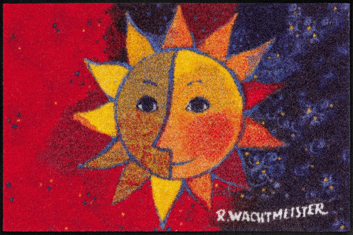 Salonloewe Rosina Wachtmeister Fussmatte Sole 50x75 cm Katzen bunt witzig Eingangs-Matte Fussabtrete