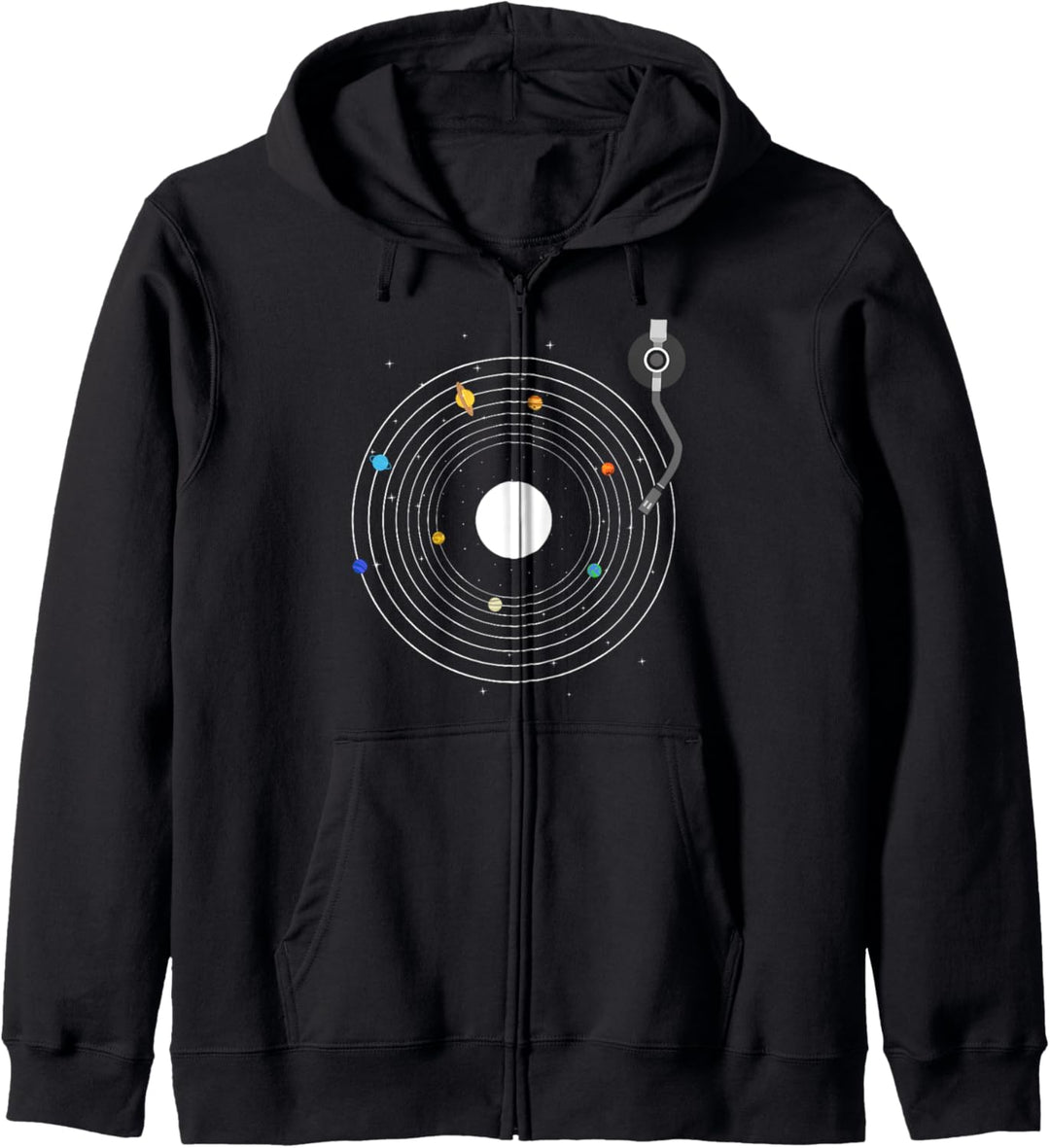 Universum Schallplatte Vinyl Galaxy Geschenk Kapuzenjacke