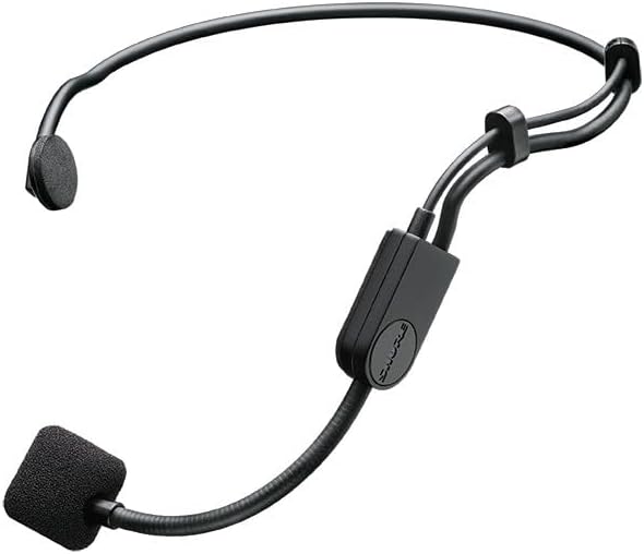 Shure PGA31 Headset-Kondensatormikrofon mit Cardioid-Polarmuster, flexibler Schwingelsäure, Schaumst