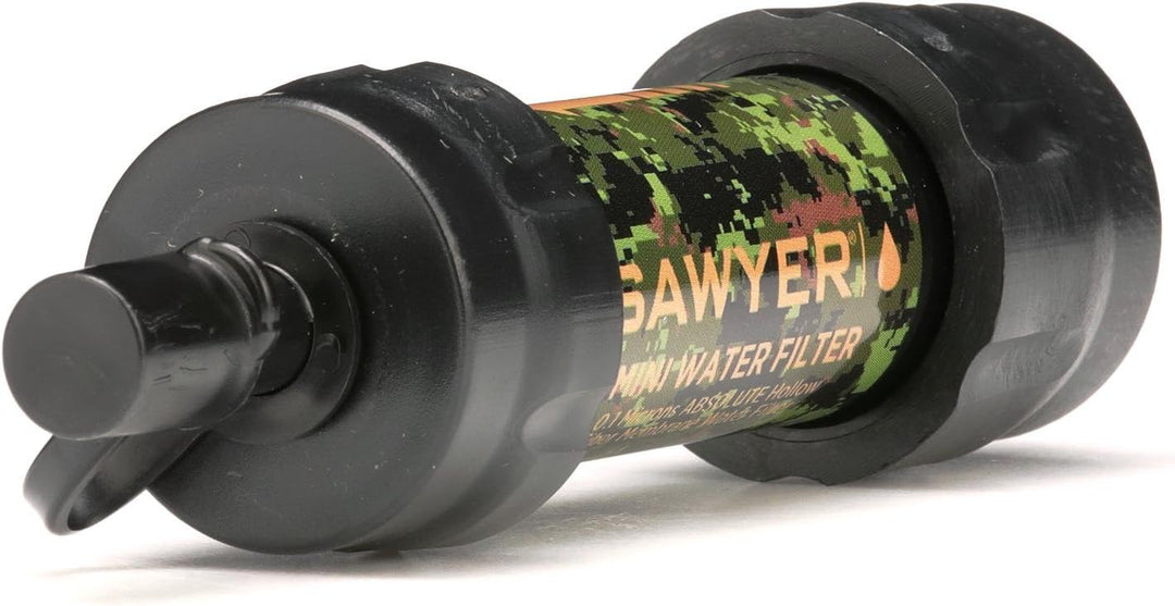 Sawyer Mini PointONE Wasserfilter Outdoor Notversorgung enfernt 100% Mikroplastik und 99,99999%* All