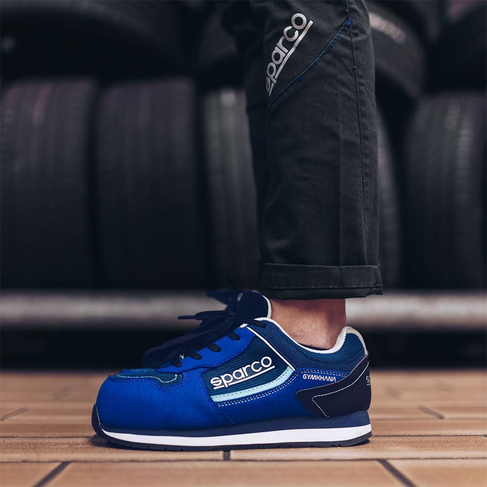 Sparco - Gymkhana - ESD S1PS SR FO HRO - Leichter Sicherheitsschuh - Metallfrei - Hitzebeständige ru