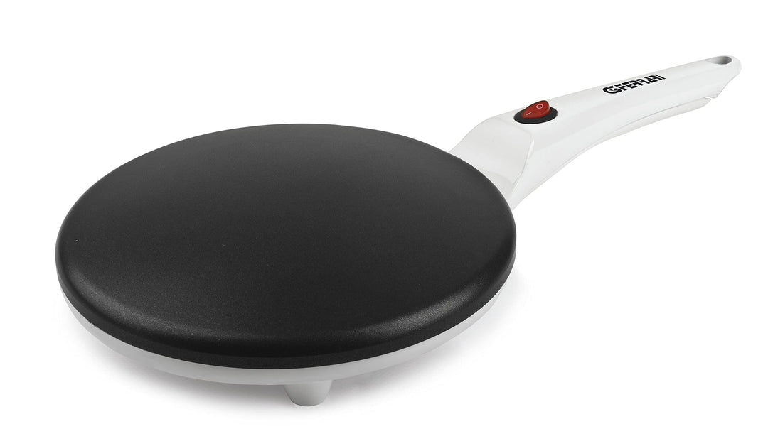 G3 Ferrari G10306 Creppe Crêpespfanne, Durchmesser 20 cm, komplett mit Schale für die Teig Schwarz /