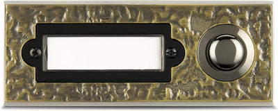 REV 0504360555 Türklingel Klingel (Metall) mit Schild, max.42V AC/DC bei 2A, 42 V, Mehrfarbig 1-fach