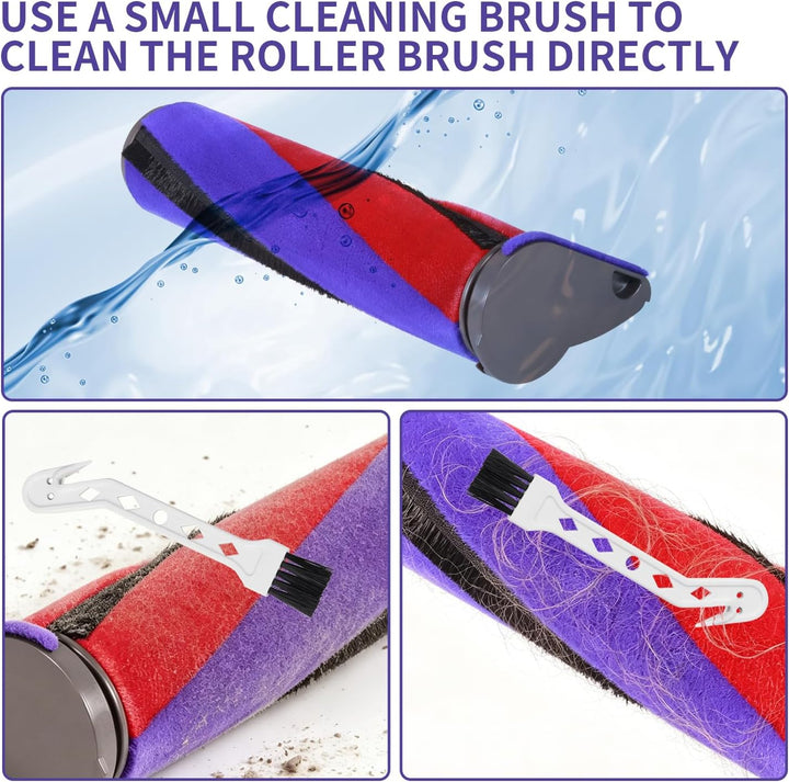 KENVOR Bürste Kompatibel mit Dyson V7, V8, V10, V11, V15, Gen 5 Staubsaugern, Bodendüse Softroller m