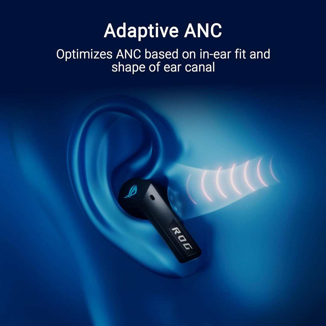 ASUS ROG Cetra True Wireless SpeedNova Black RGB In-Ear Gaming Kopfhörer (ROG SpeedNova Wireless-Tec