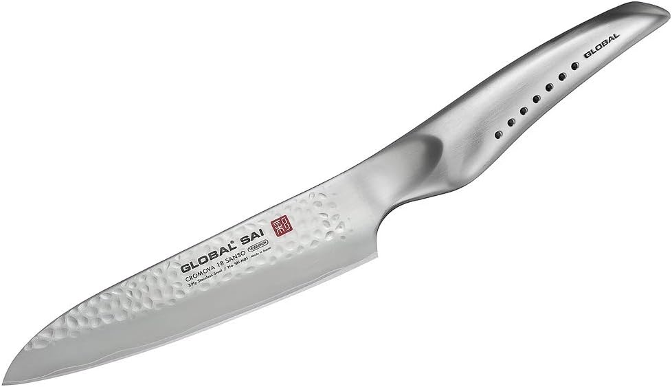 Global SAI-M01 Kochmesser, 14cm Hammerdesign