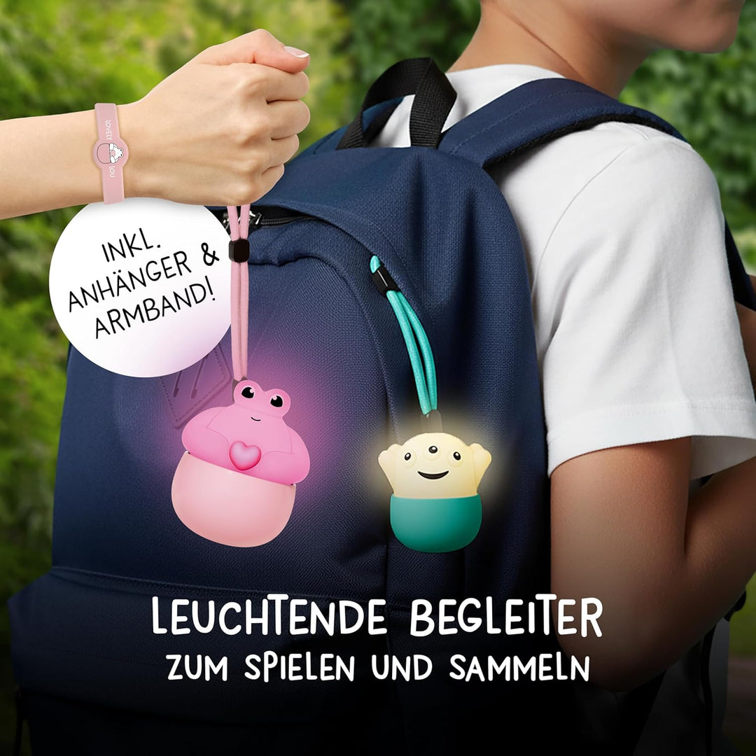 MegaLight Blind Box Mini Nachtlichter für Kinder 5er Pack | Serie 2 | Monster | Mystery Box | Lovely