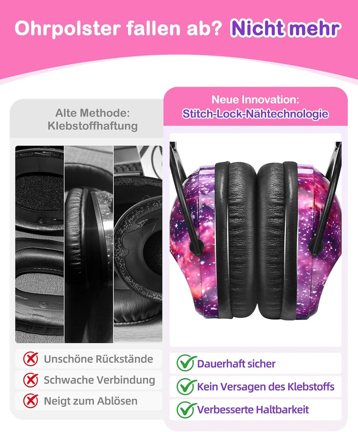 ZOHAN 030 Gehörschutz Kinder 2er Pack,Lärmschutz Kopfhörer Kinder mit Autismus, ohrenschützer kinder
