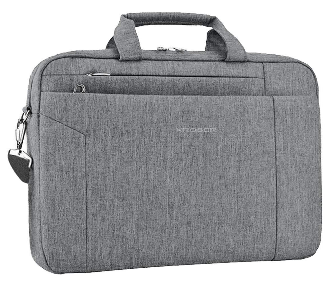 KROSER Laptop Tasche 15.6 Zoll Notebooktasche Aktentasche Tablet Tasche Schulter Umhängetasche Wasse