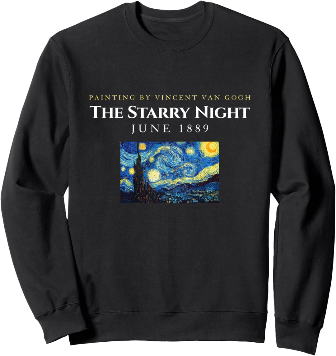 Die Sternennacht T-Shirts, Cooler Vincent Van Gogh Maler Sweatshirt