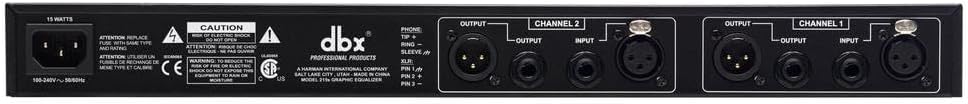 dbx 215-S · Equalizer Einheitsgrösse Dual Channel, Einheitsgrösse Dual Channel