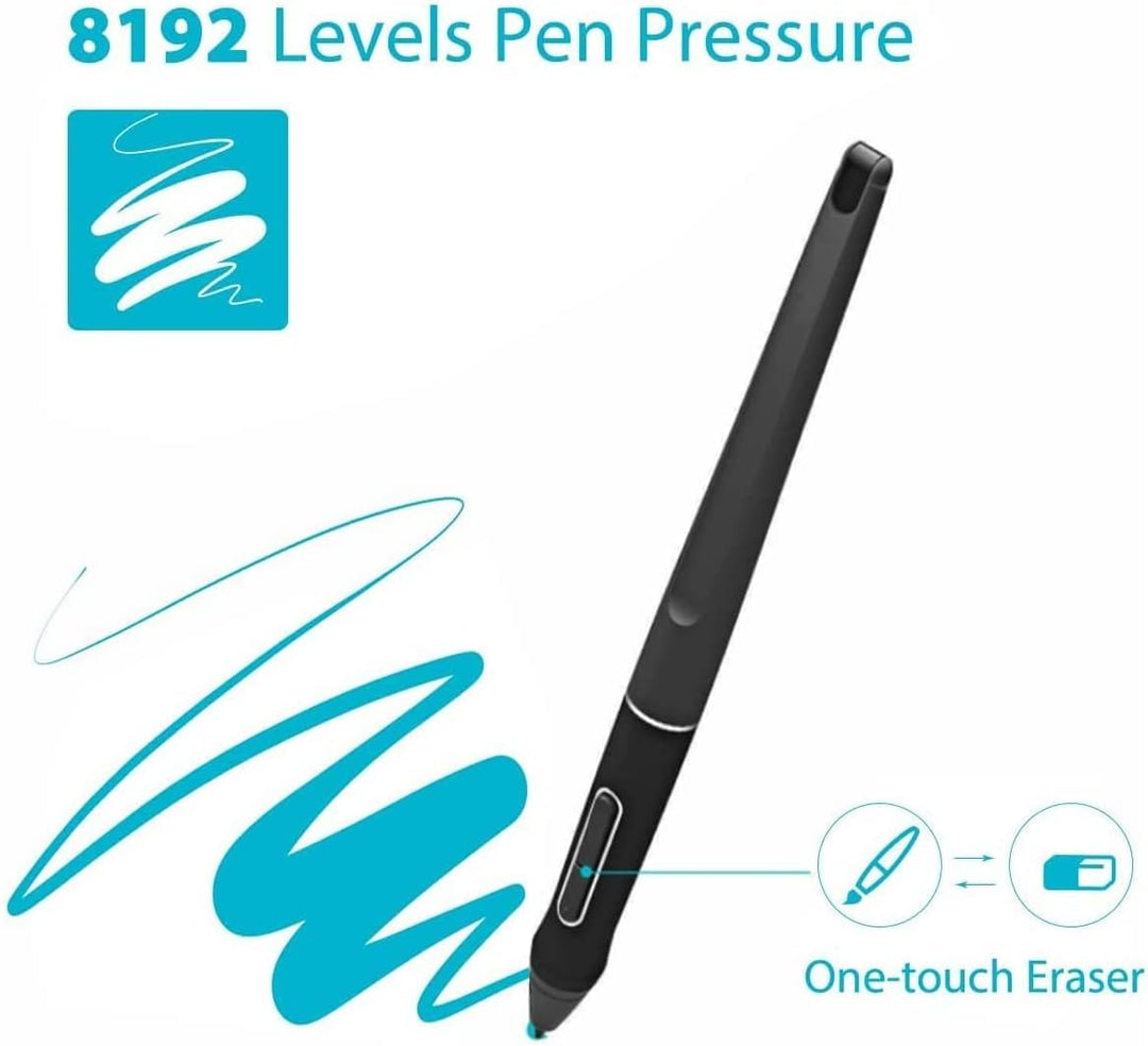 Stylus Digital Pen For Touchscreens, Stylus Smart Pencil, PW507 Portable Graphic Tablet Pen 8192 Lev