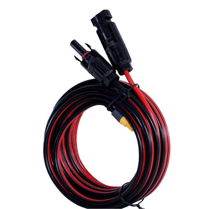 Solarstecker auf XT60 Solarkabel 5M - iHaospace XT60 Kabel 12AWG Kompatibel für Bluetti Eb55 Powerst