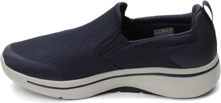 Skechers Herren Go Walk 6 Sneaker 45.5 EU X-Weit Marineblau Grau, 45.5 EU X-Weit Marineblau Grau