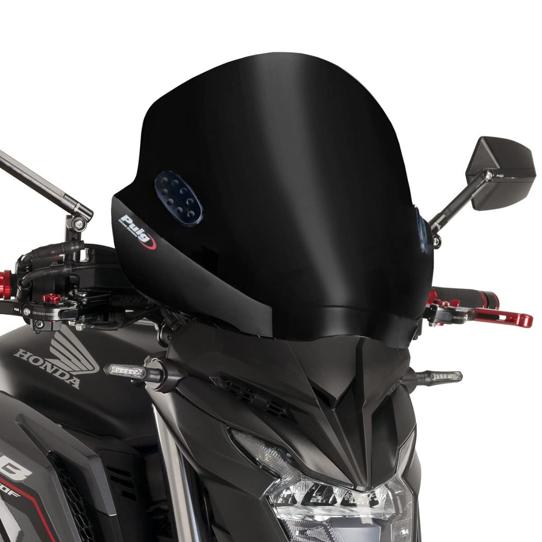 Windschild kompatibel für Suzuki GSR 750 11-16 schwarz Puig Trend