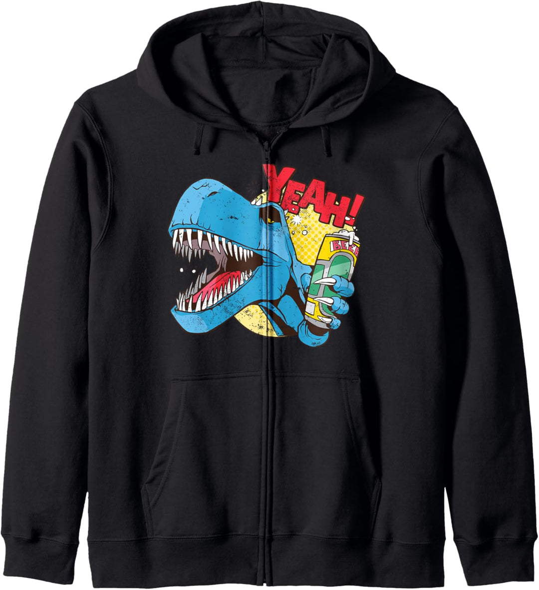 Betrunkener Dino Kapuzenjacke