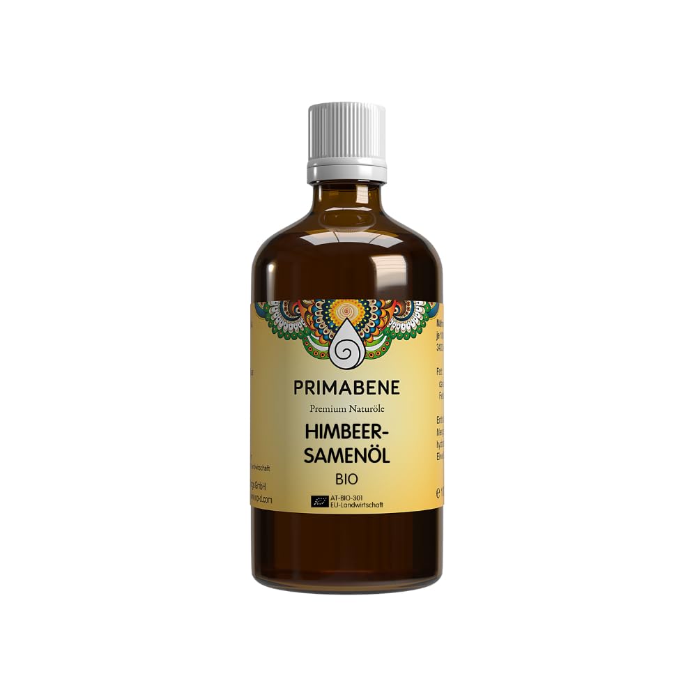 Himbeersamenöl BIO 100% rein &amp; kaltgepresst–Naturöl für Hautpflege, Haarpflege &amp; Sonnenschutz– Reich