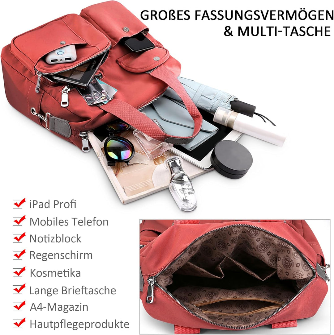 DORRISO Damen Handtasche Umhängetasche Schultertasche Casual Umhängetaschen Gross Kapazität Schulter