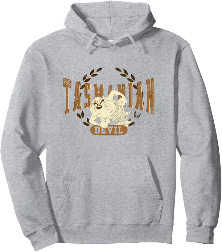 Looney Tunes Tasmanian Devil Varsity Pullover Hoodie