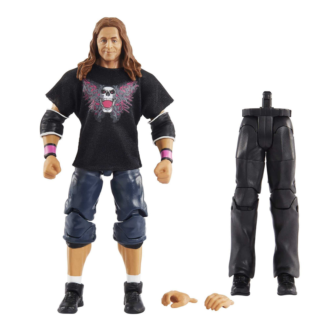 WWE HDD86 - "Hit Man" WrestleMania Action-Figur (ca 15 cm) mit Eintritts-Shirt &amp; Vince McMahon Figur