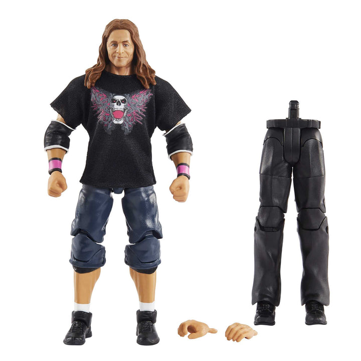 WWE HDD86 - "Hit Man" WrestleMania Action-Figur (ca 15 cm) mit Eintritts-Shirt &amp; Vince McMahon Figur