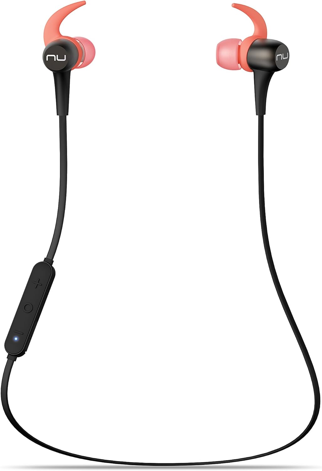NuForce BE Sport 3 In-Ear Kabellose Bluetooth Kopfhörer Magnetisch grau, grau